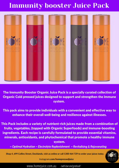 Immunity booster Organic Juice Pack